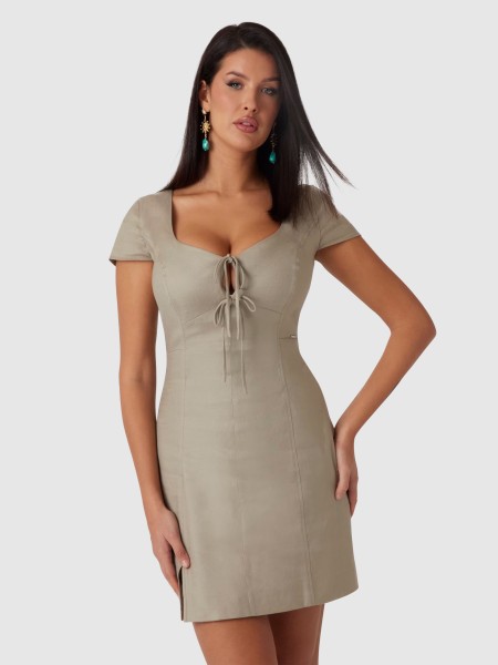 Vestidos Mulher Isabeau Bows Mini Dress Guess