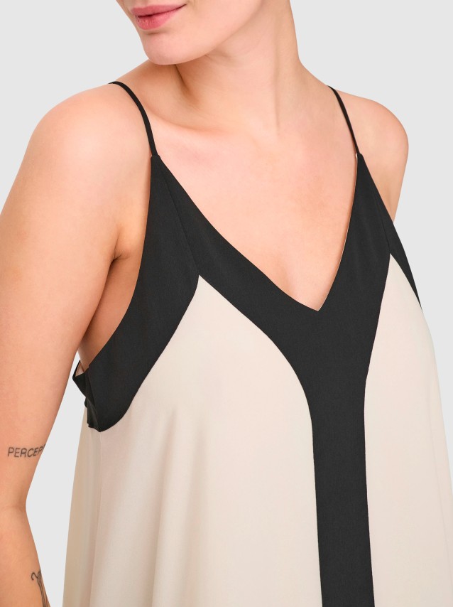 Vestidos Mulher Onldiana Life Strap Long Dress Wvn Only