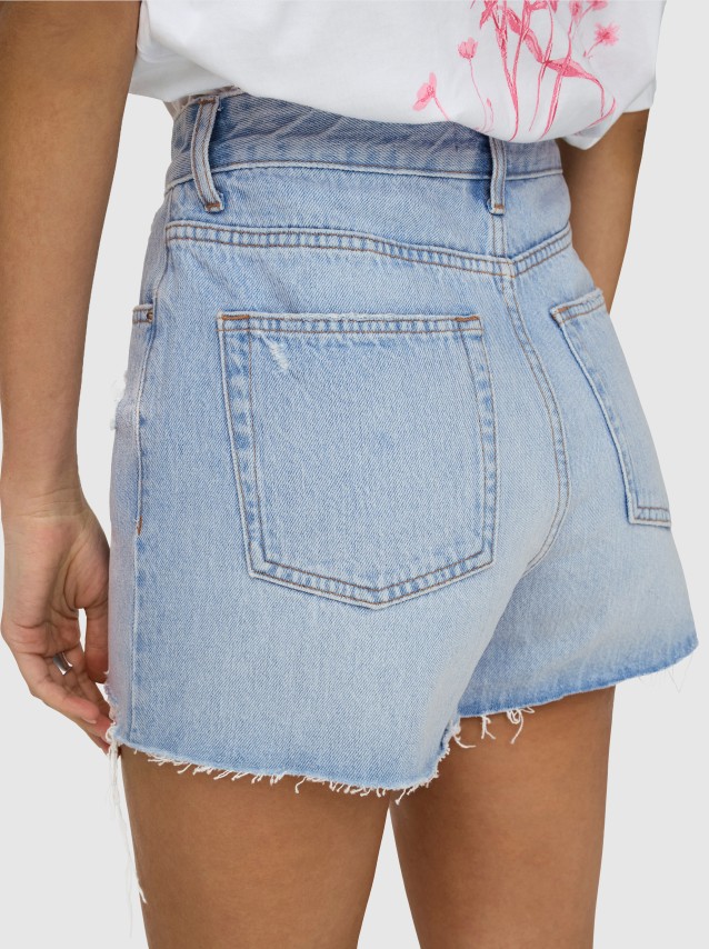 Calcao Mulher Onlgabi Hw Rw Shorts Azg844 Dnm Only
