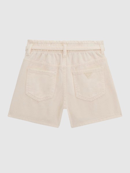 Calcao Menina Rigid Bull Denim Shorts Guess Kids