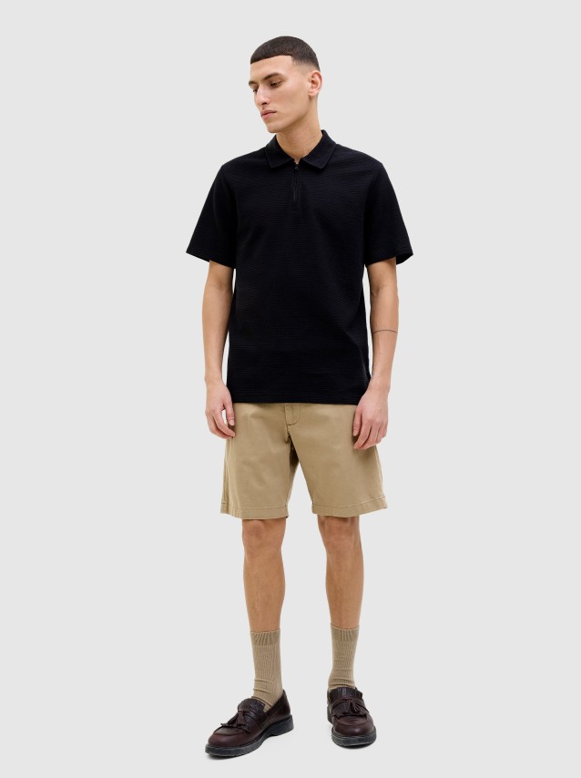 Calcao Homem Jpstmarco Franco Chino Shorts W Belt Mid Jack & Jones