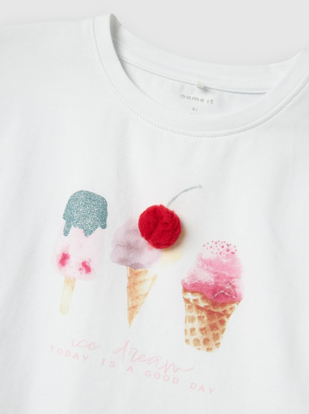 T-Shirt Menina Nmfjosephina Ss Top Box Name It