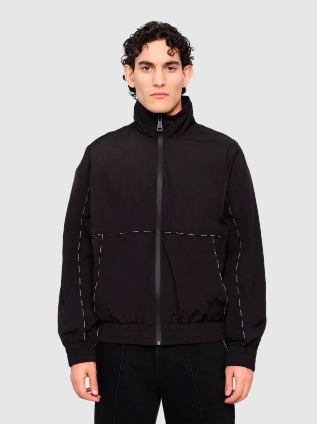 Casaco Homem 78Up411 Piping Logo  Jacket Versace