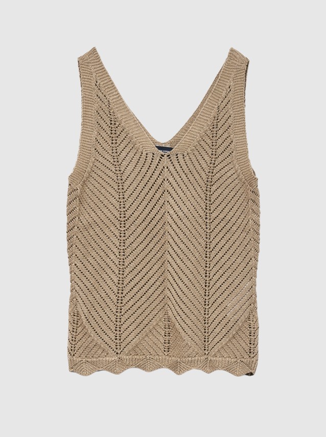 Tops Mulher Vmnoel Sl V-Neck Top Fr Vero Moda