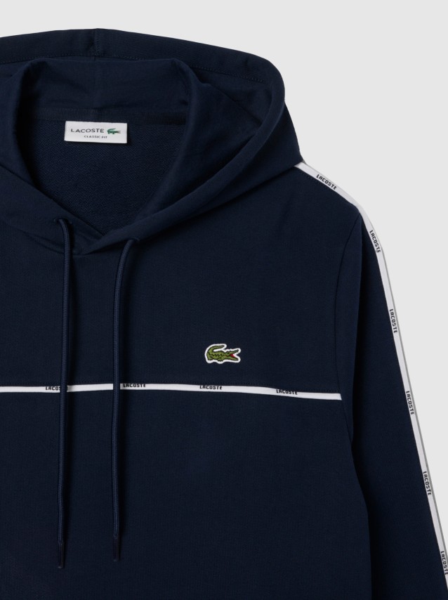 Camisola/sweater Homem Classic Fit Lacoste Trim Hoodie Lacoste