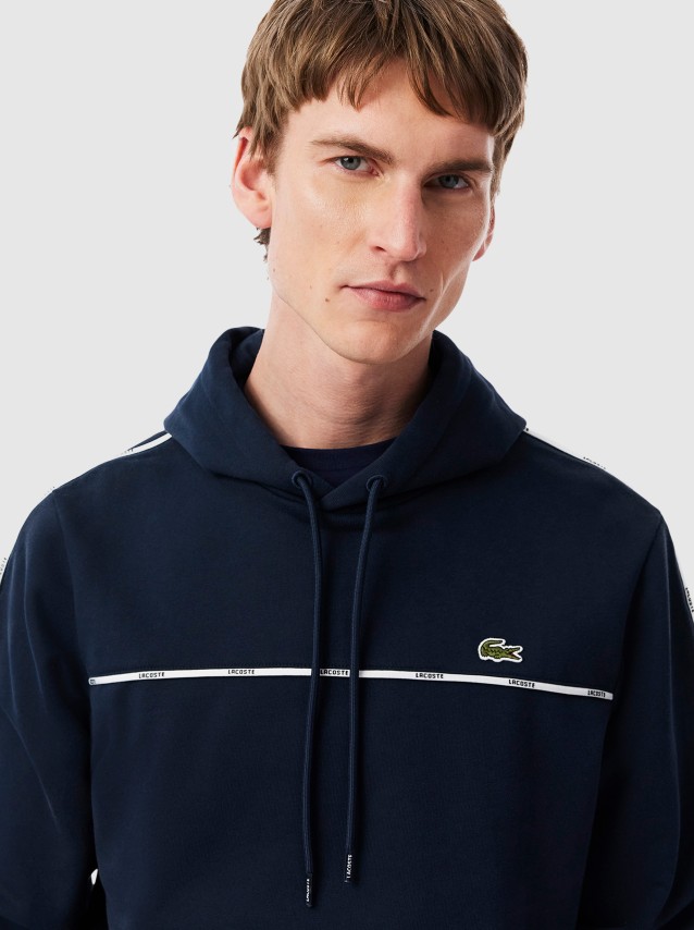 Camisola/sweater Homem Classic Fit Lacoste Trim Hoodie Lacoste
