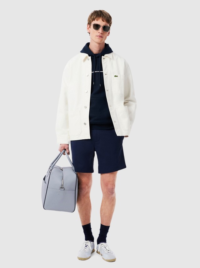 Camisola/sweater Homem Classic Fit Lacoste Trim Hoodie Lacoste