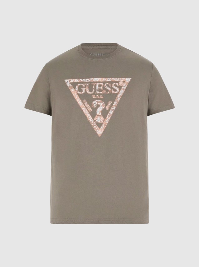 T-Shirt Homem Triangle Guess