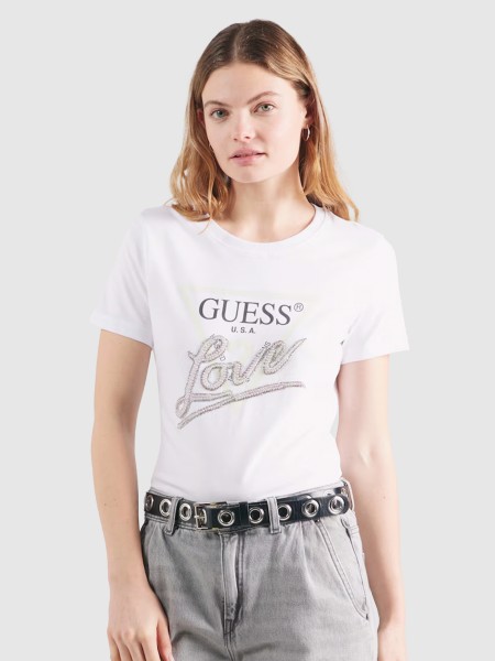 T-Shirt Mulher Triangle Guess