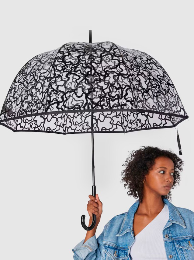 Guarda-Chuva Tous Mulher Paraguas Trans Grande KaosNegro