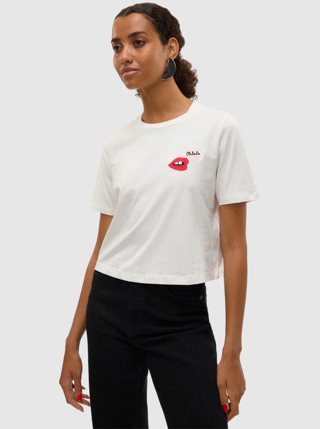 T-Shirt Mulher Elena Vero Moda