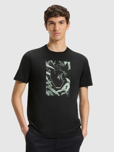 T-Shirt Masculin Boss Orange