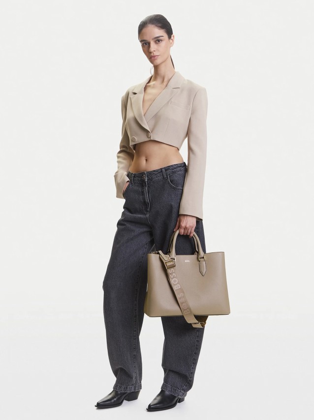 Tote Bags Mulher Boss Orange