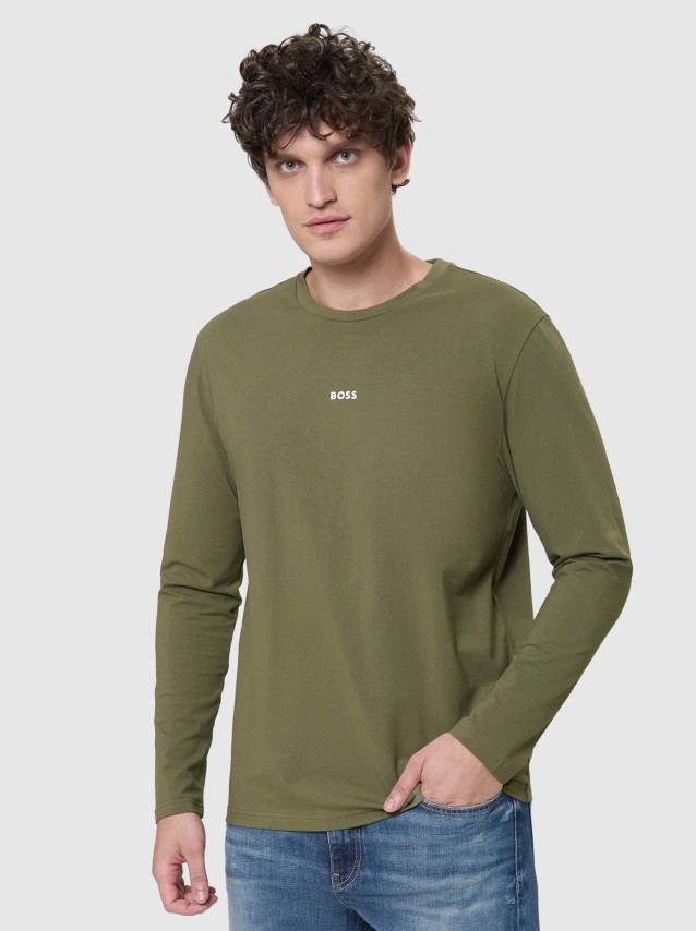 Shirts Male Boss Orange