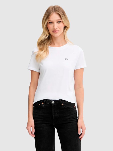 T-Shirt Mulher Boss Orange