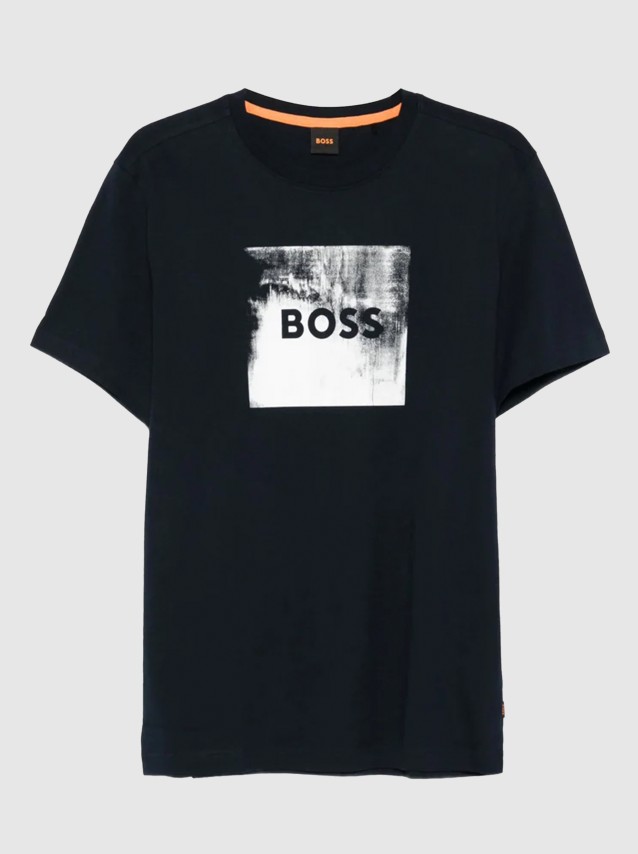 T-Shirt Masculin Boss Orange