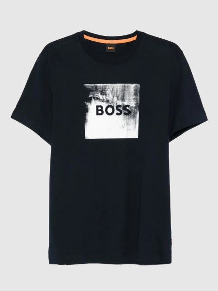 T-Shirt Masculin Boss Orange