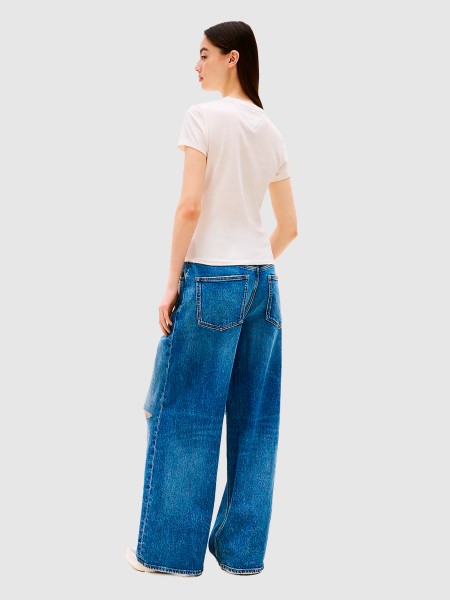 T-Shirt Mulher Tommy Jeans T-Shirt Mulher Tommy Jeans