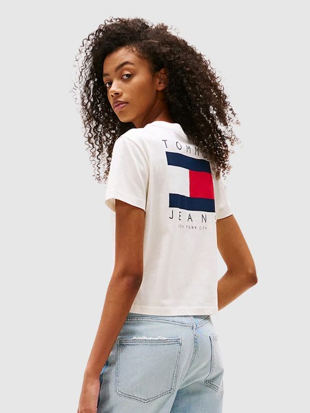 T-Shirt Mulher Tommy Jeans T-Shirt Mulher Tommy Jeans