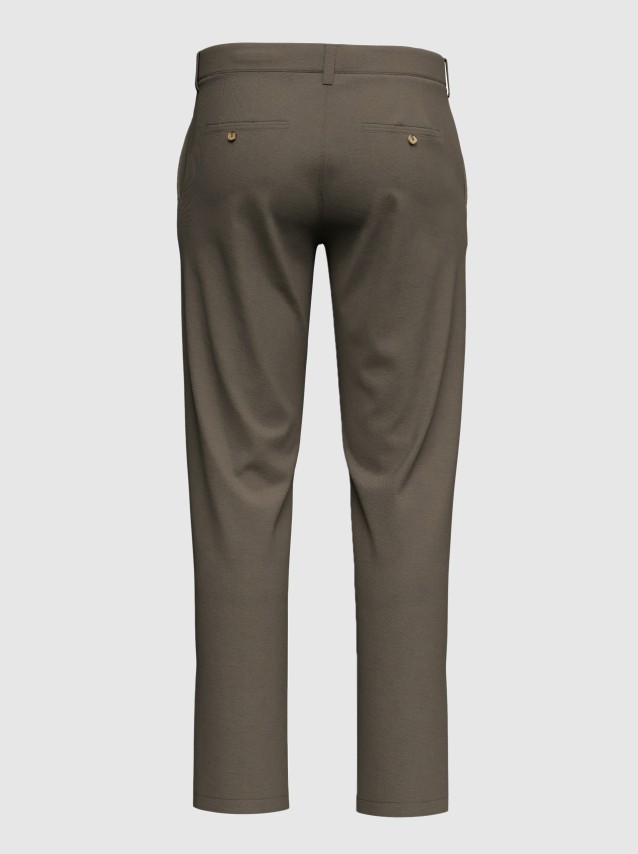 Calca Homem Slh196-Straight-New Miles Flex Pant Noos Selected