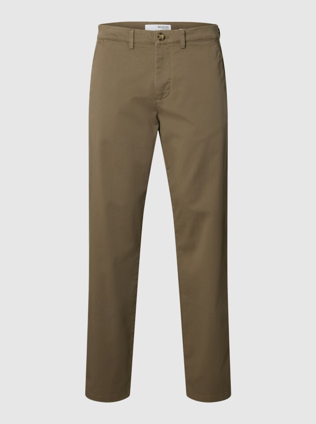 Calca Homem Slh196-Straight-New Miles Flex Pant Noos Selected
