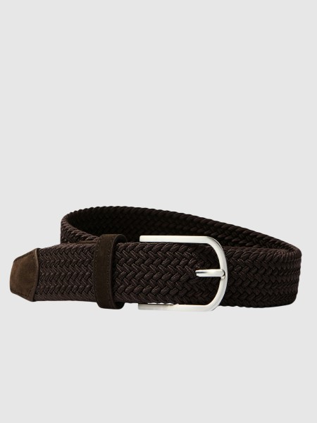Cintos Homem Slhtom Braided Belt Selected
