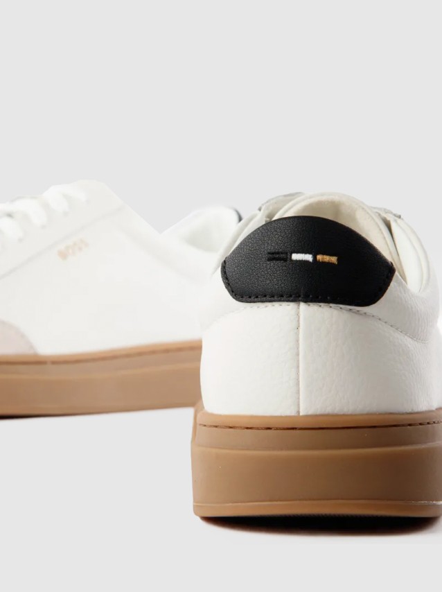 Baskets Masculin Boss Orange