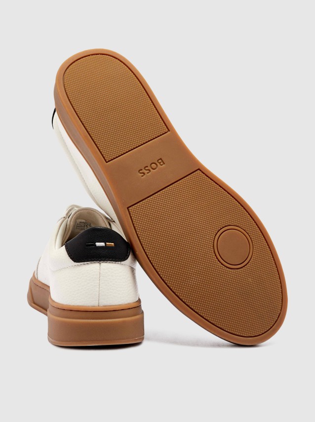 Baskets Masculin Boss Orange