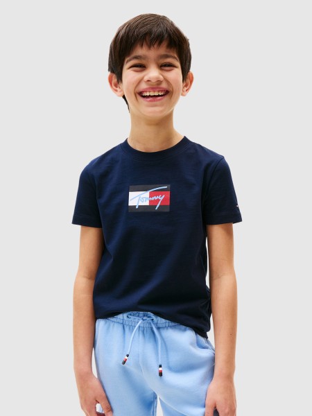 Camiseta Masculino Tommy Hilfiger- Kids Camiseta Masculino Tommy Hilfiger- Kids