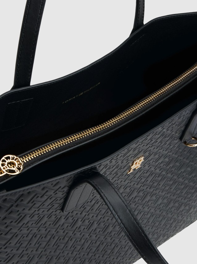 Tote Bags Mulher Th Icon Satchel Mono Tommy Jeans