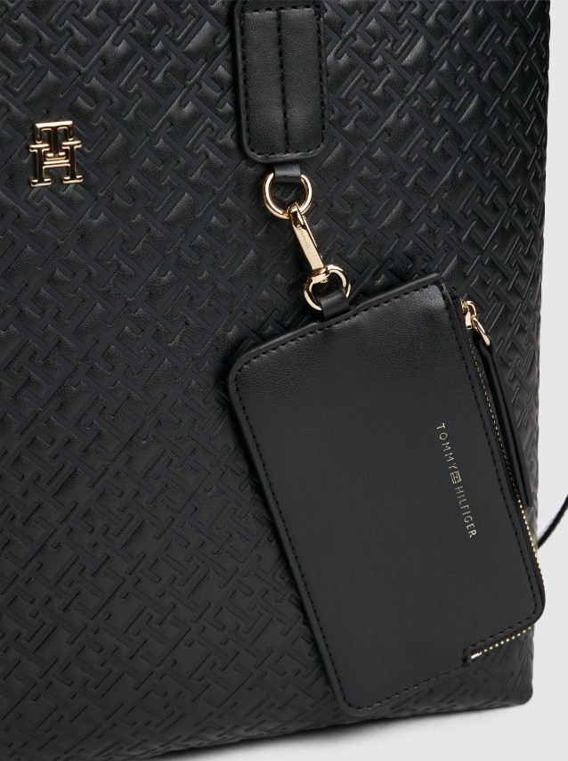 Tote Bags Mulher Th Icon Satchel Mono Tommy Jeans