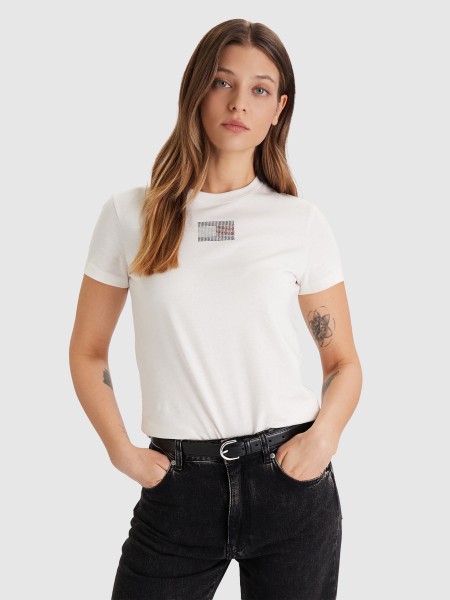 Camiseta Femenino Tommy Jeans Camiseta Femenino Tommy Jeans