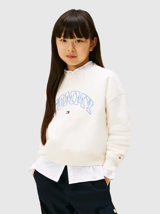 Camisola/sweater Menina Tommy Varsity Sweatshirt Tommy Hilfiger- Kids