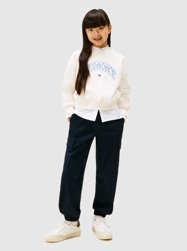 Camisola/sweater Menina Tommy Varsity Sweatshirt Tommy Hilfiger- Kids