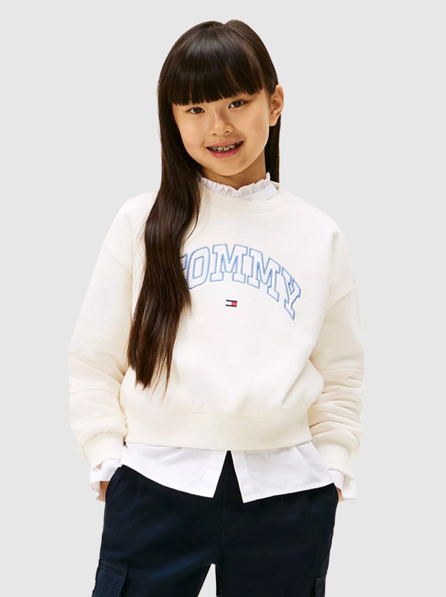 Camisola/sweater Menina Tommy Varsity Sweatshirt Tommy Hilfiger- Kids