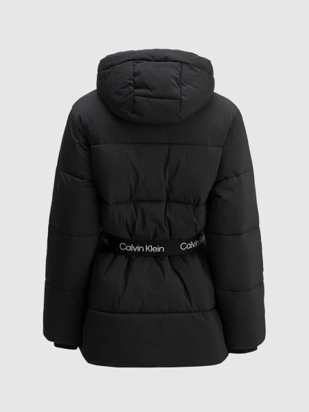 Blusao Mulher Belted Midweight Puffer Calvin Klein Blusao Mulher Belted Midweight Puffer Calvin Klein