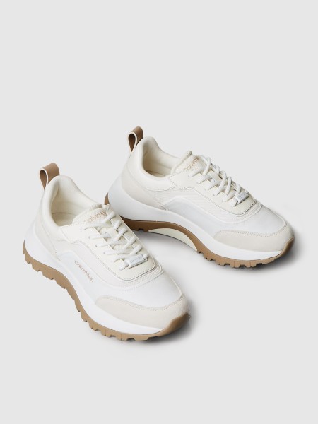 Sapatilhas Mulher Runner Lace Up Mesh Mix Ck Calvin Klein Footwear