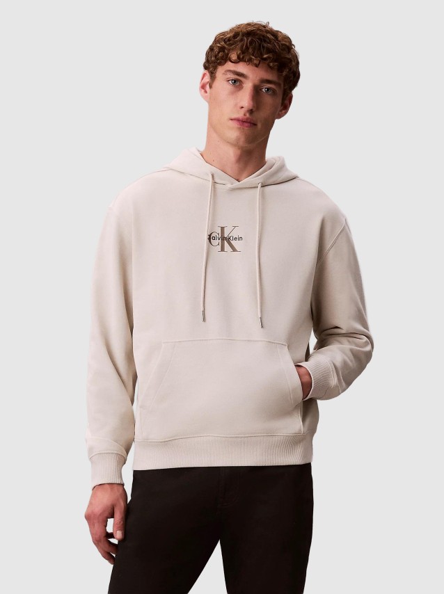 Camisola/sweater Homem Ls Eu 350Terry Micro Monologo Ho Calvin Klein