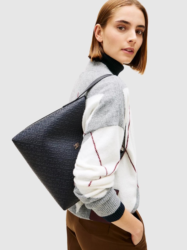 Mala Tommy Hilfiger Mulher Th Icon Shoulder Bag Mono