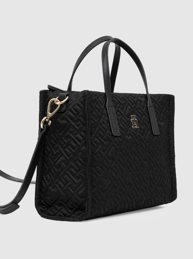 Mala Tommy Hilfiger Mulher Th City Mini Tote Mono Nylon