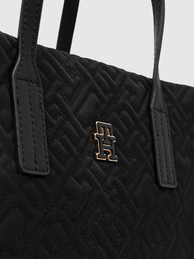 Mala Tommy Hilfiger Mulher Th City Mini Tote Mono Nylon