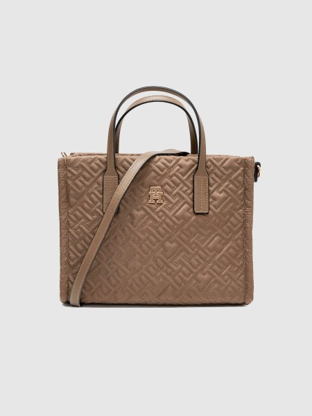 Mala Tommy Hilfiger Mulher Th City Mini Tote Mono Nylon