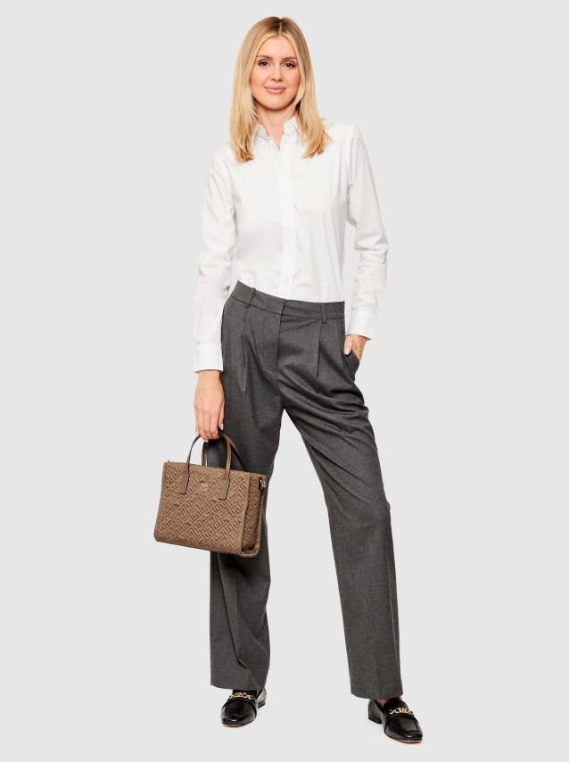 Mala Tommy Hilfiger Mulher Th City Mini Tote Mono Nylon