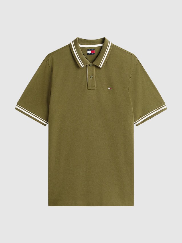 Polo Tommy Jeans  Homem Tjm Reg Tipped Polo Ext