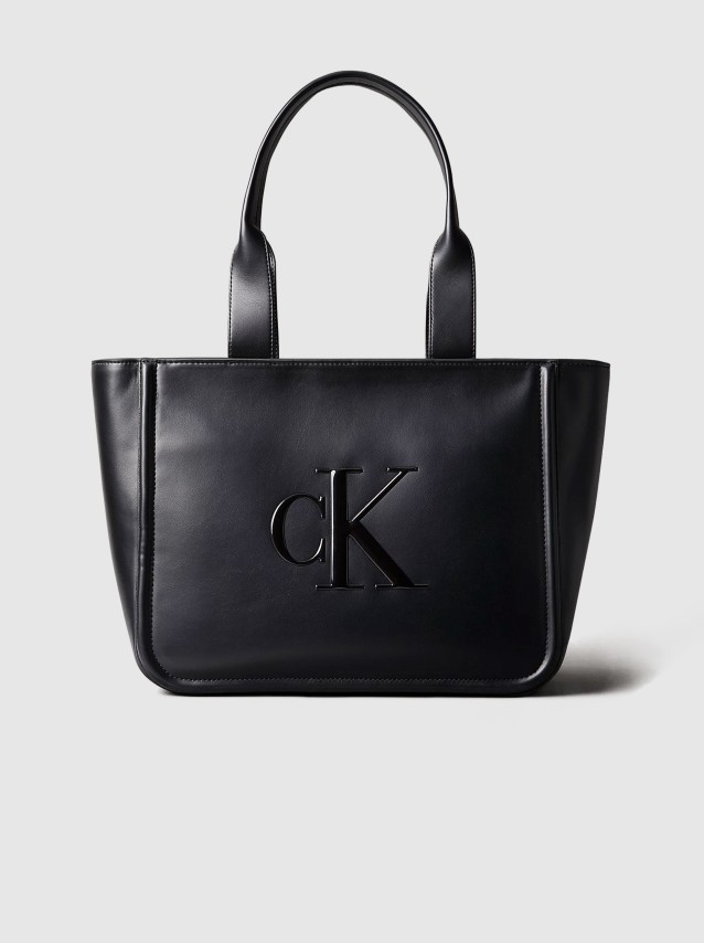 Mala Calvin Klein Mulher Bold Ck Medium Tote