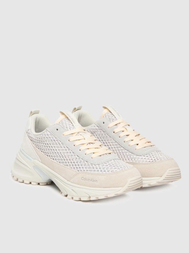 Sapatilha Calvin Klein Mulher Hike Runner Lace Up Techmix