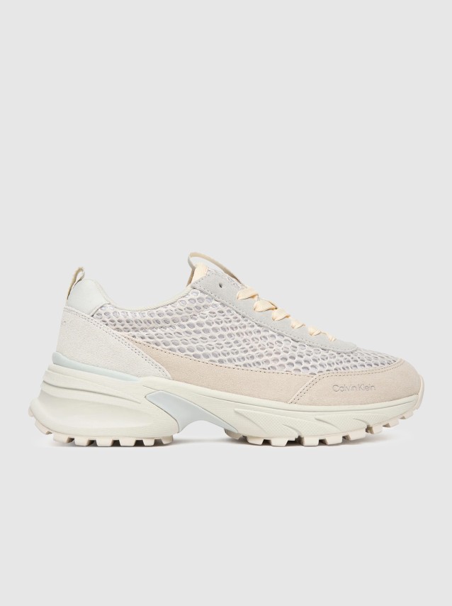 Sapatilha Calvin Klein Mulher Hike Runner Lace Up Techmix