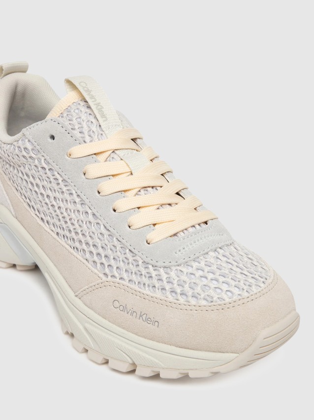 Sapatilha Calvin Klein Mulher Hike Runner Lace Up Techmix