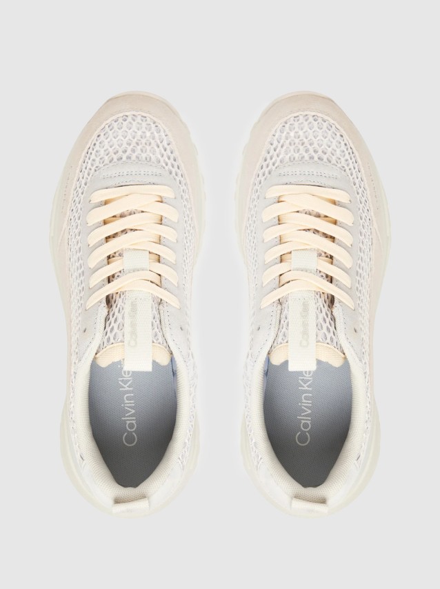 Sapatilha Calvin Klein Mulher Hike Runner Lace Up Techmix