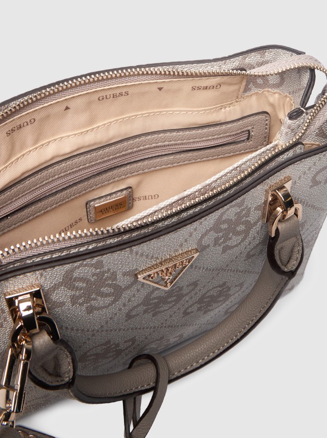 Mala Guess Mulher Noelle II Sml Multi Comp Stchl